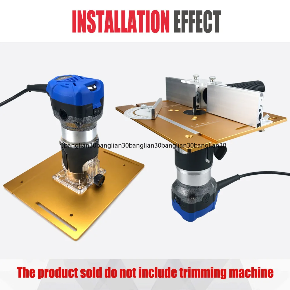النجارة آلة الحفر الوجه رقاقة الباكليت طحن الشطب المتقلب متعددة الوظائف طاولة رفع الشق مساعد #5
