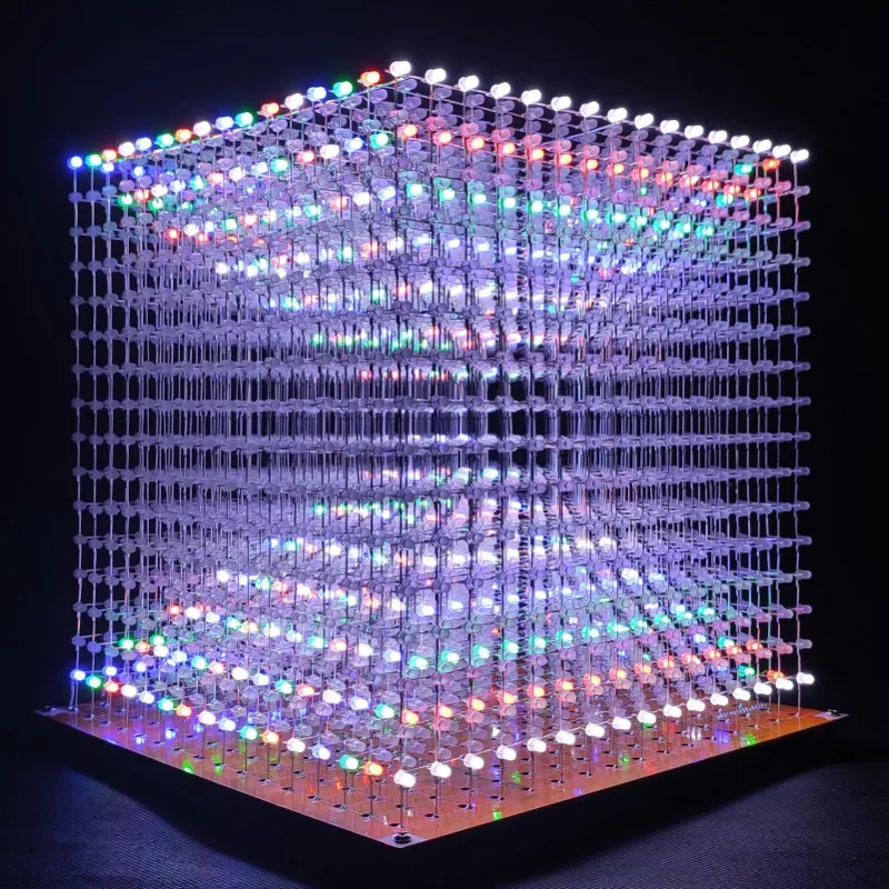 3 D16mini Light Cube Kit 16x16x16 Electronic DIY Production Parts Support Custom Animation