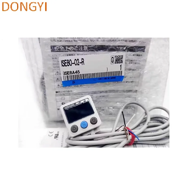 2-Color Display Digital Pressure Switch For General Fluids ZSE80/ISE80 Series, ZSE80F-02-R/ZSE80F-02-N/ZSE80F-02-V