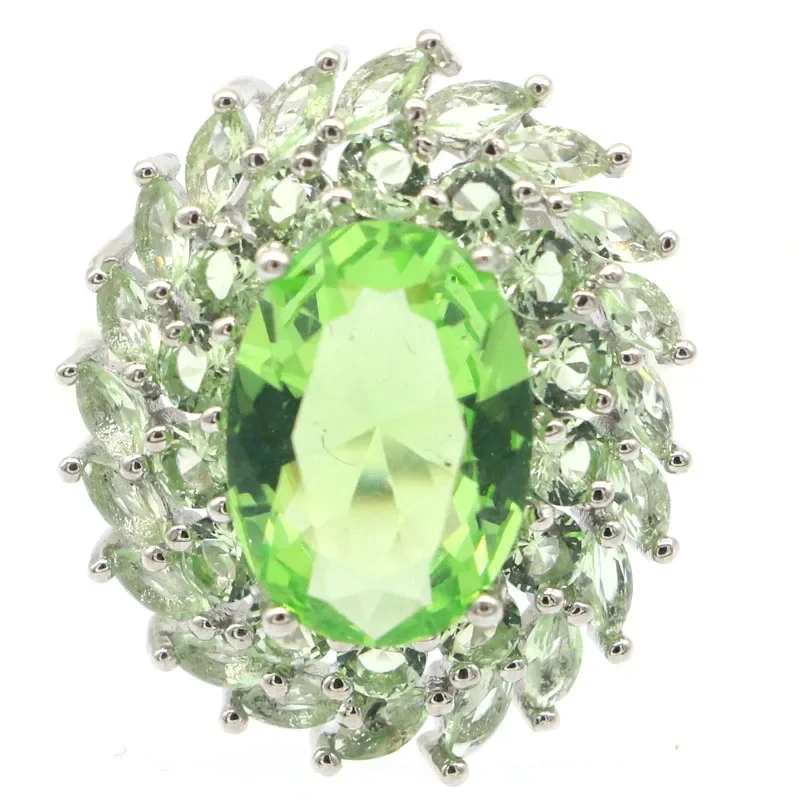 Buy 3 Get 1 Free 6g Customized 925 SOLID STERLING SILVER Rings Tanzanite Aquamarine Green Tsavorite Garnet Rhodolite Peridot