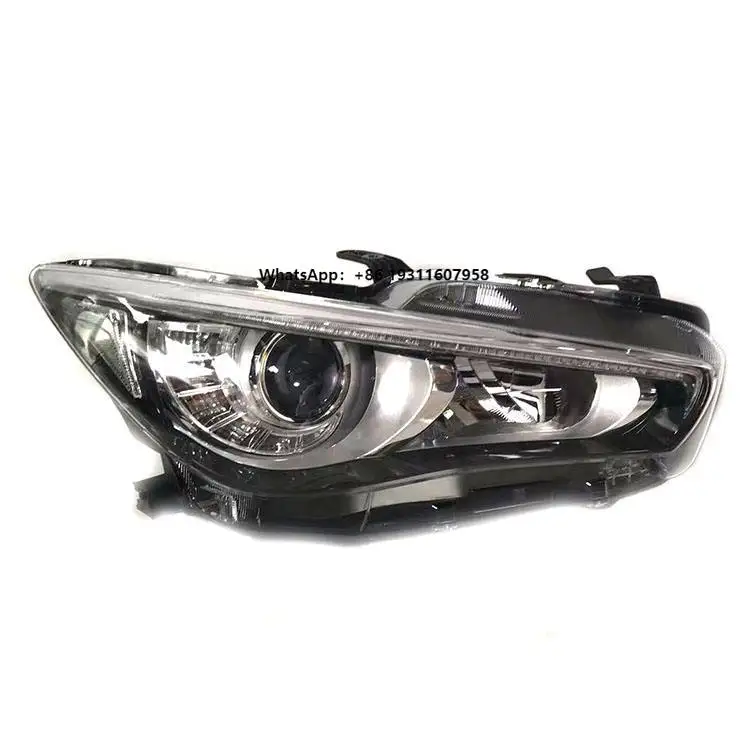 

High Quality LED 12V Front Headlight Assembly for 2014-2017 InfinitiQ50 Warm White LED Car Headlight with ABS Material Model