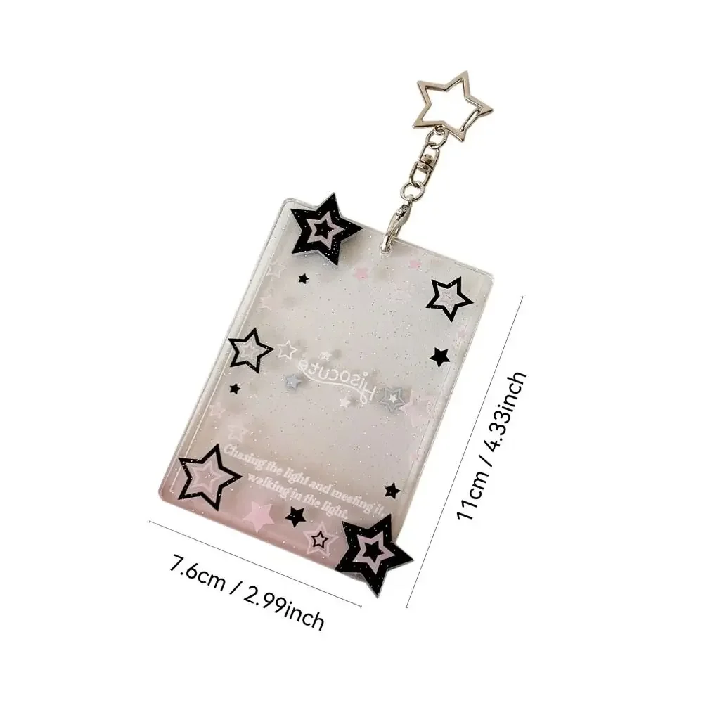 Nuovo portafoto da 3 pollici stelle mini portachiavi regalo portafoto acrilico idol