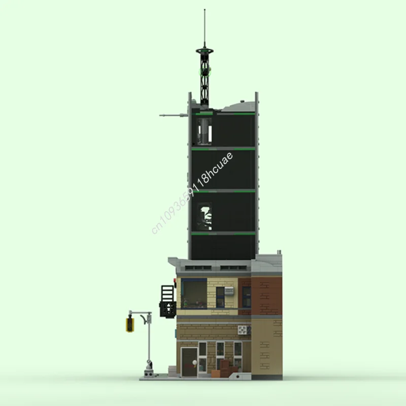 2968 pçs moc modular oscorp super heróis modelo blocos de construção ideia criativa arquitetura brinquedos aniversário montar presentes natal