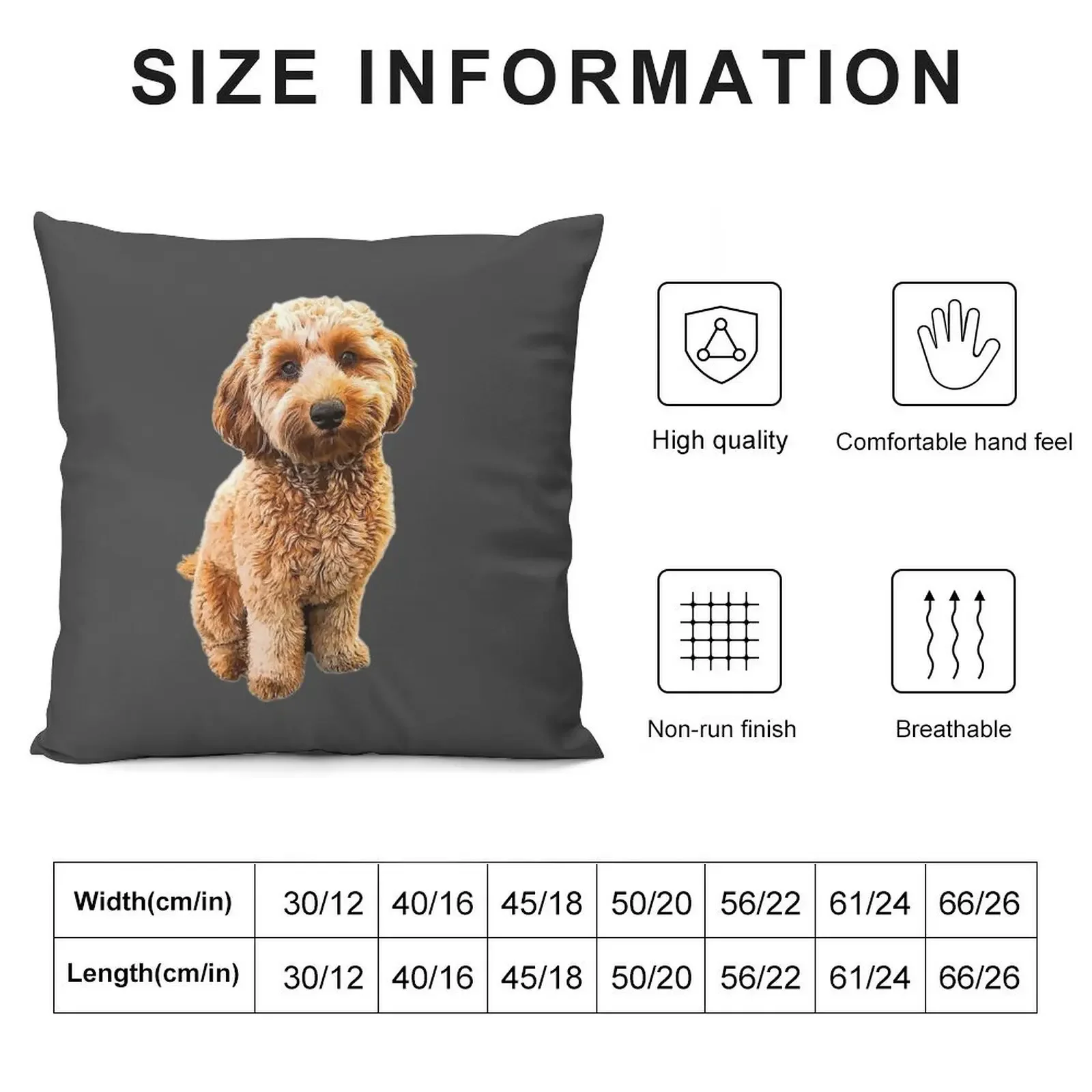 Goldendoodle Puppy Dog Labradoodle Poodle mix x Throw Pillow Christmas Covers covers for pillows pillow