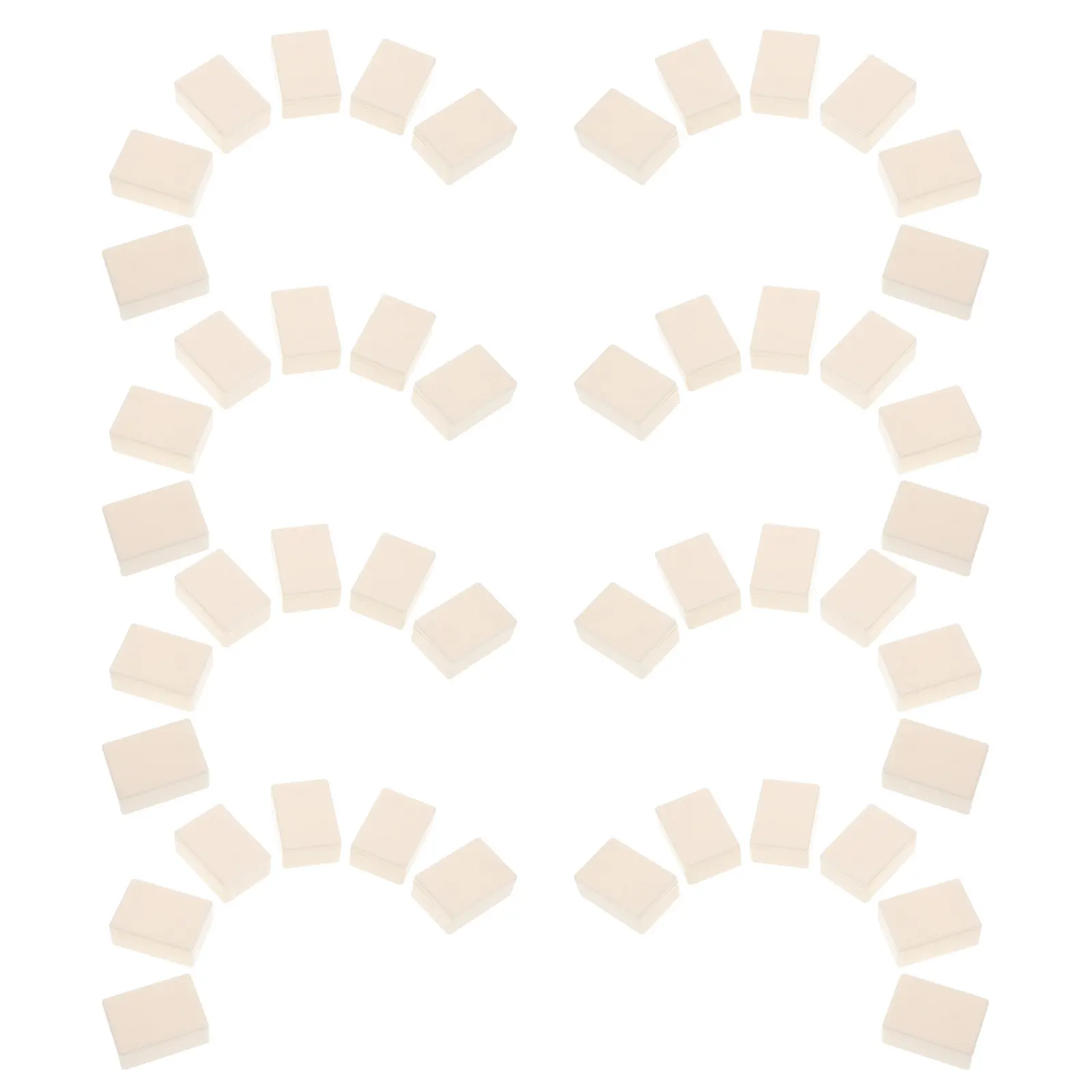 

Набор акриловых белых игровых фишек для самостоятельного изготовления досок для маджонга, маркеры для счета и складывания, пустые плитки для настольных игр и творчества