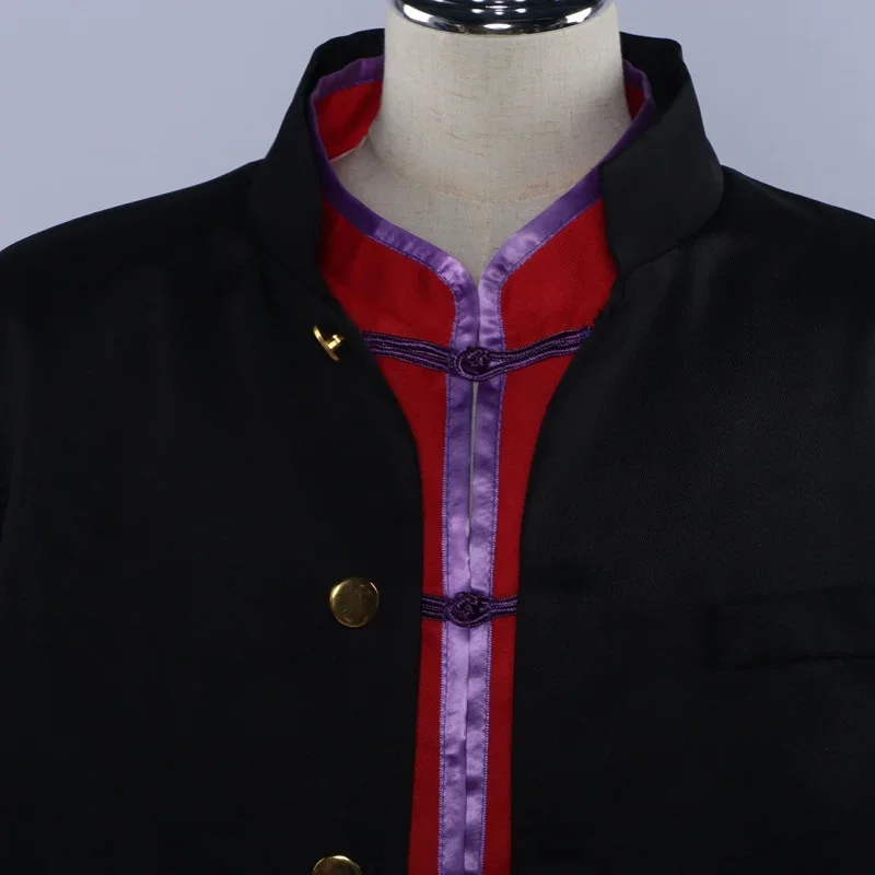 Disfraz de Cosplay de Arajin Tomoshibi, peluca negra, uniforme de Anime Bucchigiri, Bucchigiri Uniforme de escuela secundaria para niños y hombres, conjunto de pantalones, Cosplay