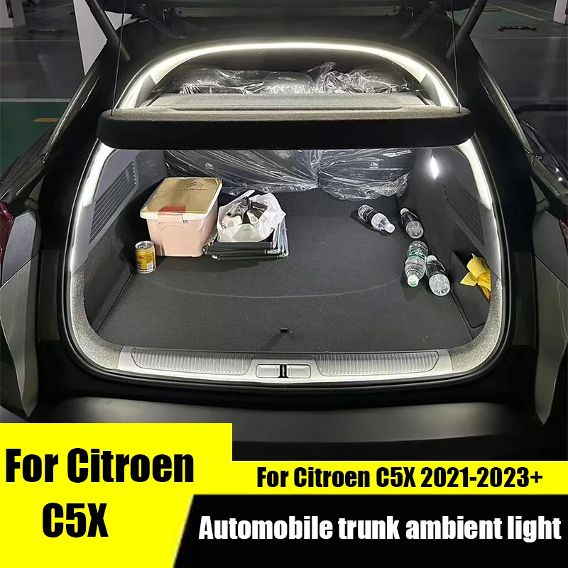 

Для Citroen C5X 2021 2022 2023 2024 Установка светодиодного освещения багажника, штифт внешнего освещения задней двери для автомобилей