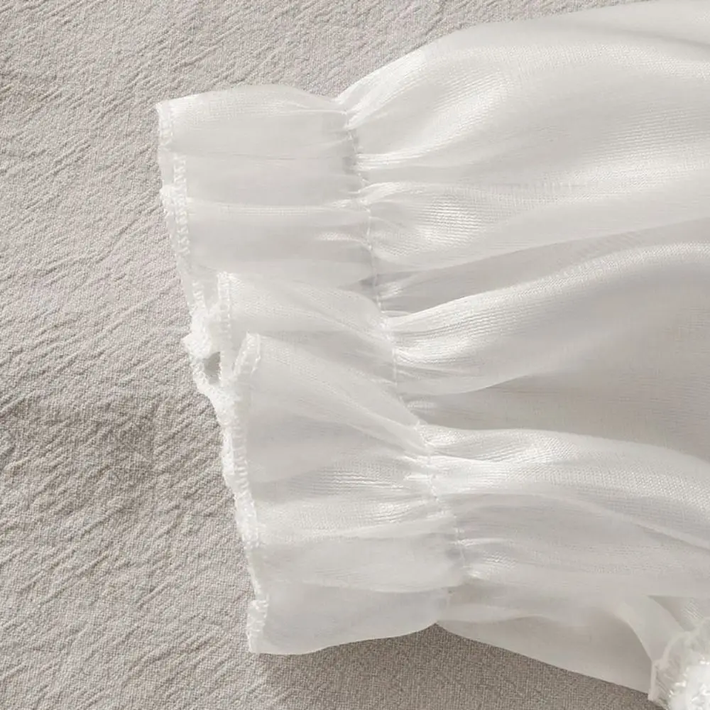 Рисунок 3 - Плиссированный укороченный топ с пышными рукавами