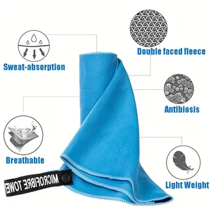 Khăn du lịch microfiber, khăn khô nhanh, siêu thấm, nhỏ gọn, nhẹ, phù hợp với bãi biển, phòng tập thể dục, hồ bơi, phòng tắm, yoga, 1 PC 8 Khăn phòng tập thể dục bán hàng chính - №8