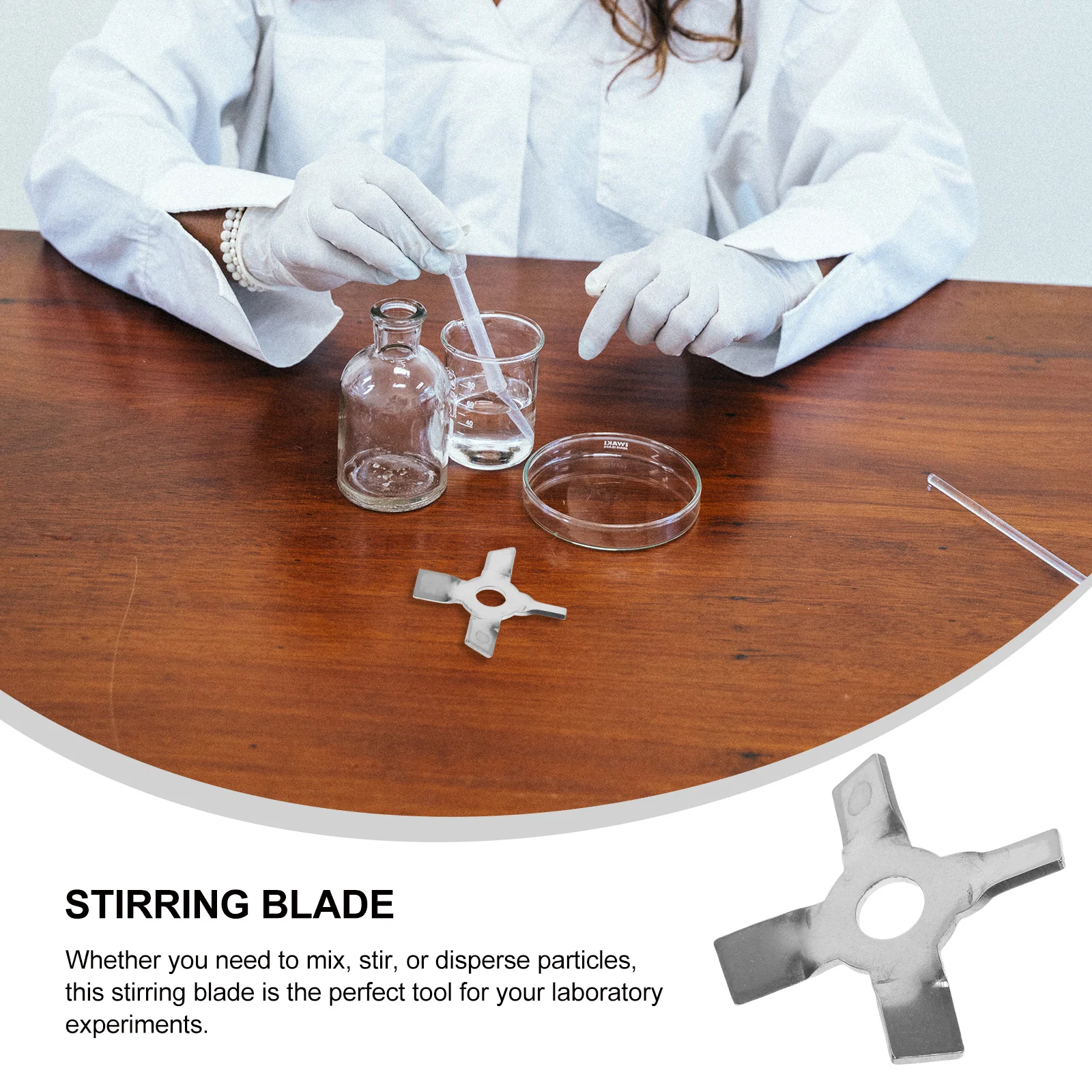 

Cross-mixed Leaf Steel Stirring Rod Stirrer Plate Lab Paddle Mixing for Drill Commercial Paddles The Electric