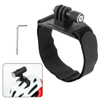 Bike Headlight Helmet Mount Holder Road MTB Bike Light  Helmet Bracket Conversion Clip For-Gopro Bicycle Accessories