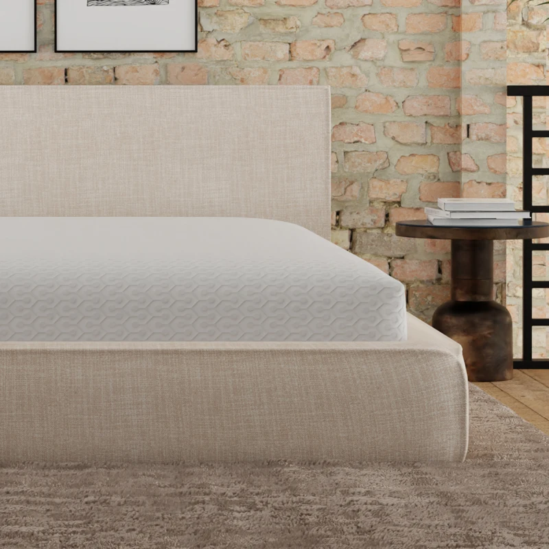 Malha poli circular macia de neve com protetor de colchão resistente à água com resfriamento HEIQ duplo longo