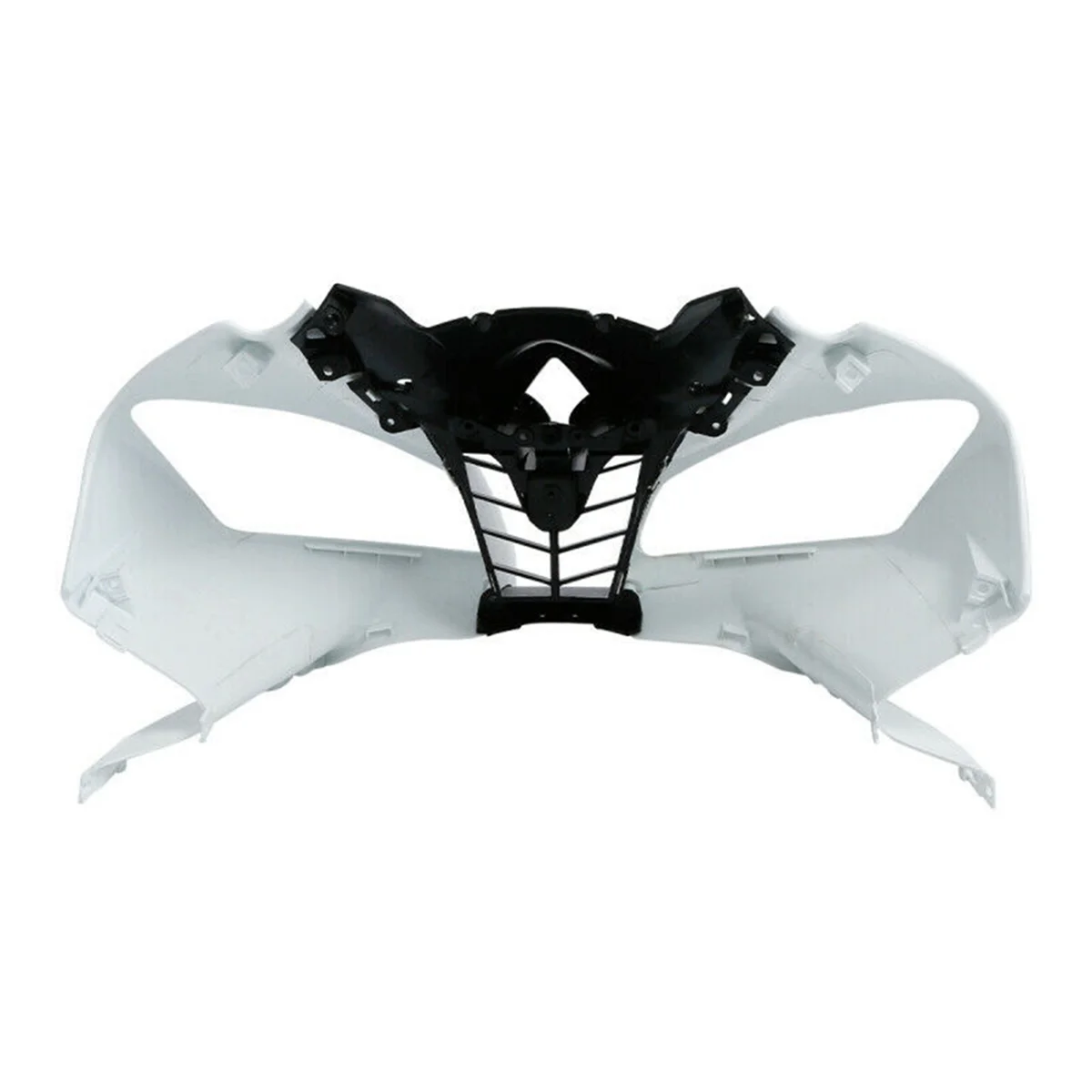 #415I Unpainted Upper Front Fairing Cowl Nose for YAMAHA YZF R6 2008-2016 Motorcycle Accessories (White & Black)