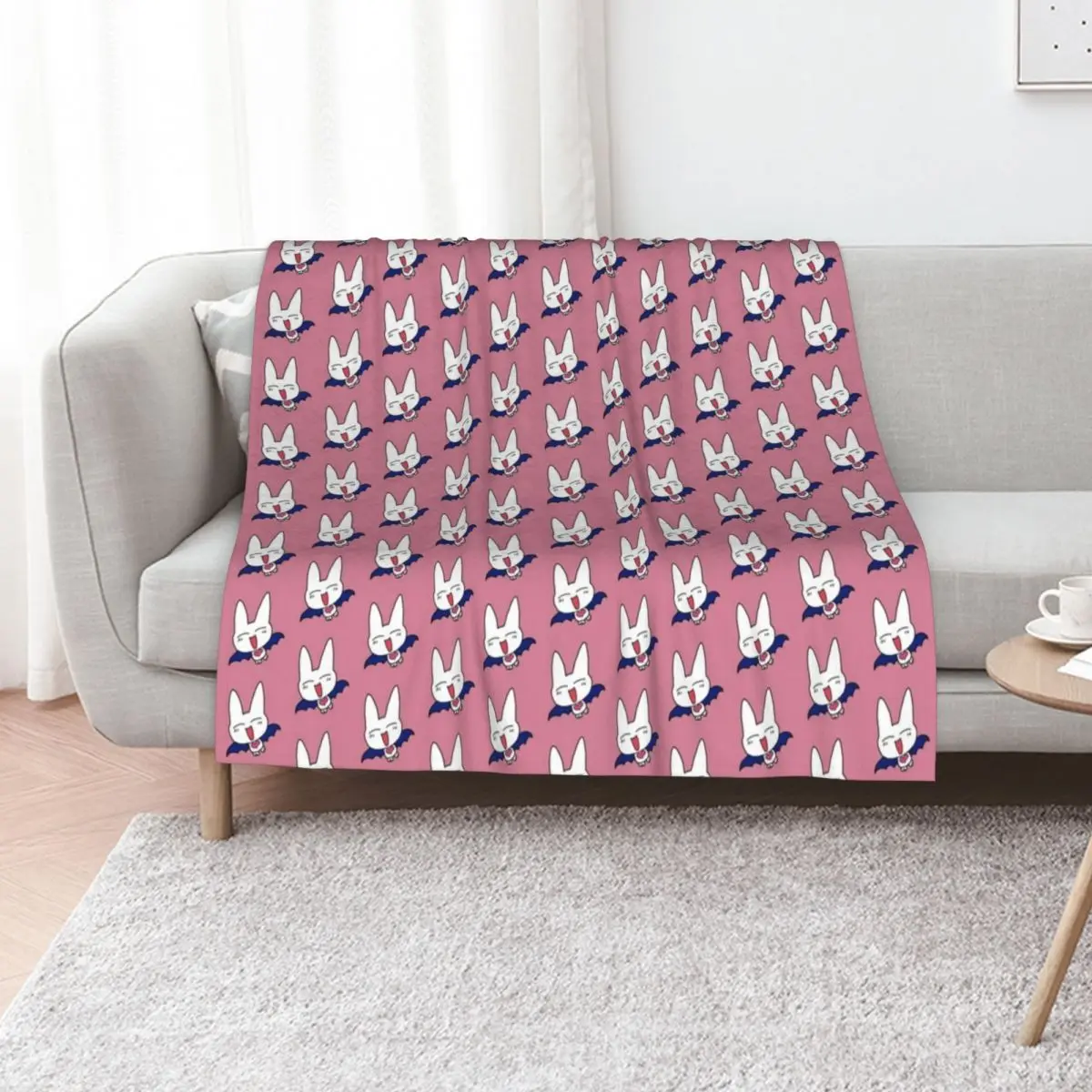 Sana Shirt (Kodocha) w. Babbitt Throw Blanket Quilt Beach Sofa Throw Warm Retros Softest Blankets