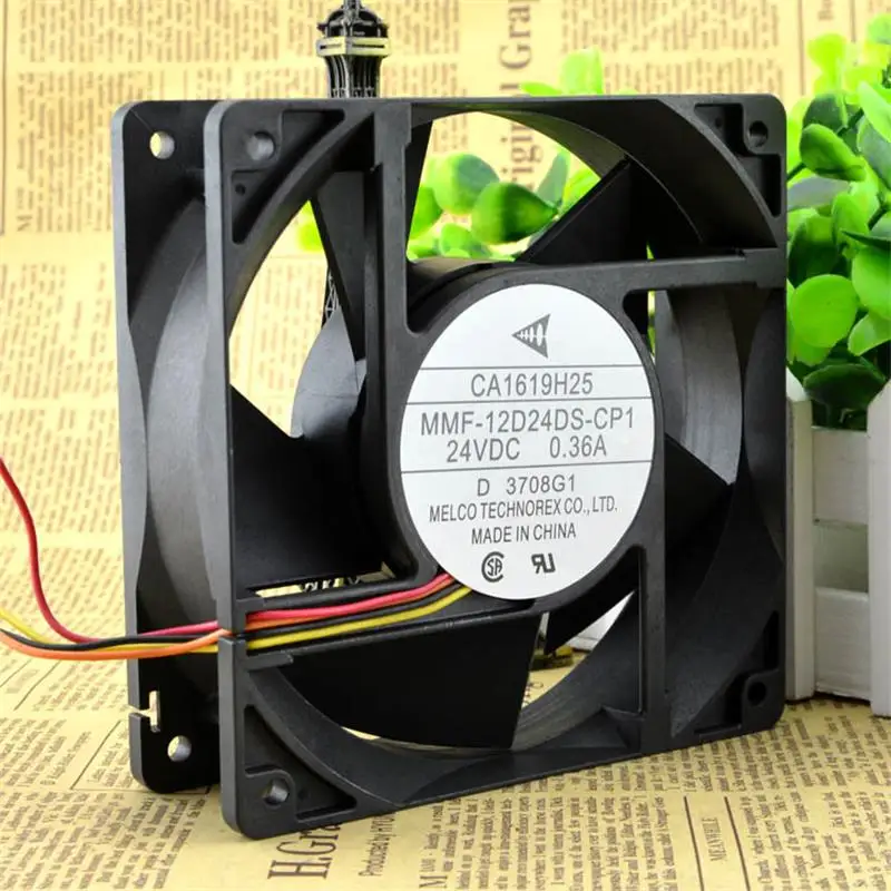 New For Mitsubishi F740 Inverter Fan CA1619H25 MMF-12D24DS-CP1 24V 0.36A