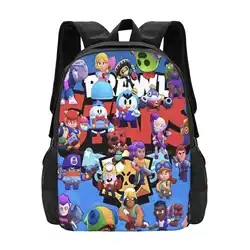 One Squad Fashion Pattern Design Travel Laptop School Backpack Bag Team Bibi Poco Leon Vintage Blue Trending