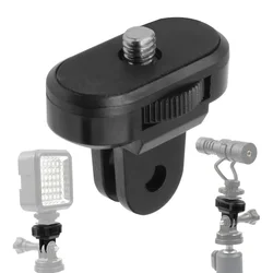 Tripod Screw Mount Adapter 1/4 Monopod for GoPro 11 10 9 8 7 6 5 for insta360 one x2 R for DJI Osmo Action Cameras