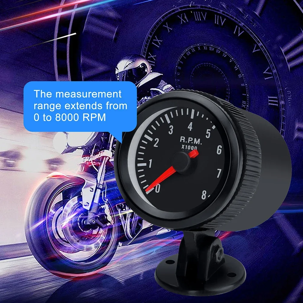 

2" 52mm Car Tachometer Gauge Meter With LED Shift Light 0-8000 RPM 12V For Most Of Cars OR Motors Accessories For The Car