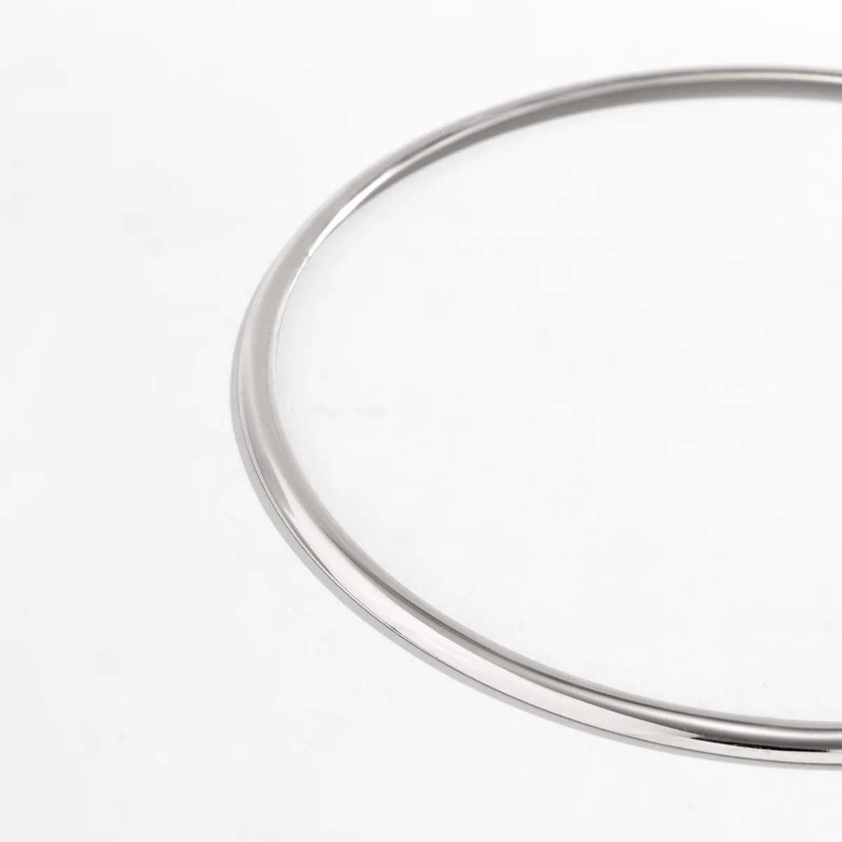 Elegante einfache klobige Kreis Drehmomente Halskette für Frauen trend igen Choker Kragen Modeschmuck am Hals Accessoires weiblich – Detail 13