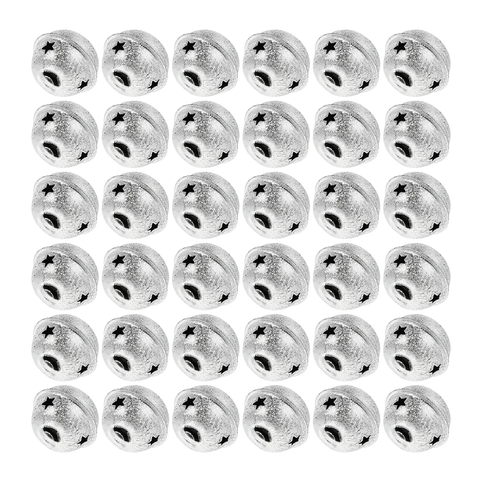 Cloches de Noël conviviale rées pour décorations de fête, flocon de neige, découpe de Noël, bricolage, empreinte en fer creux, 50 pièces
