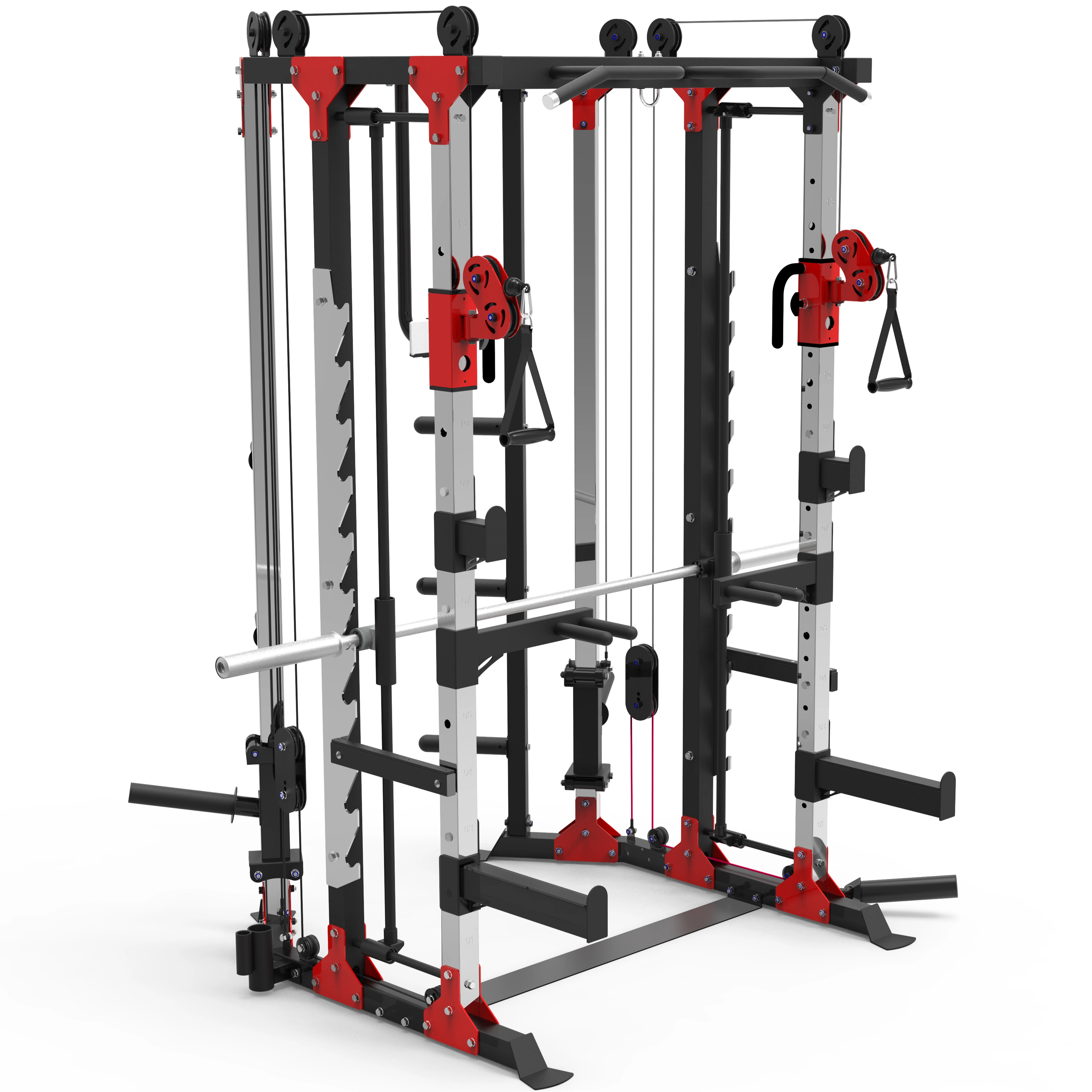 Multifunctional Home Gym with Smith Machine Gym Equipment Smith Machine Bodybuilding