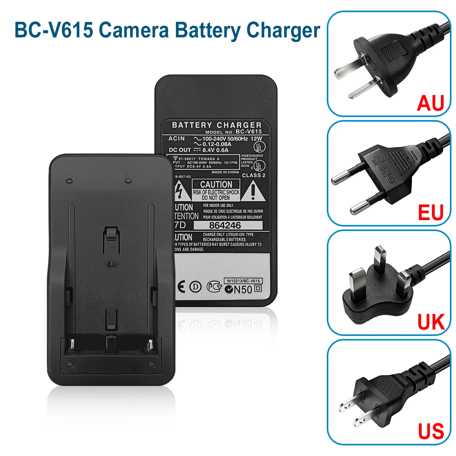 für Sony BC-V615 Akku-Ladegerät für Kamera NP-730 NP-930 NP-F330 NP-F530 NP-F550 NP-F750 NP-F930 NP-F950 NP-F960 BCV615 – Detail 6