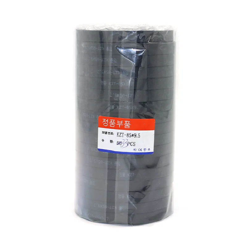 black Carbon Fiber Piston High Temperature Resistance excavator cylinder Oil Seals ring Apply for KZT 85 4 9.5