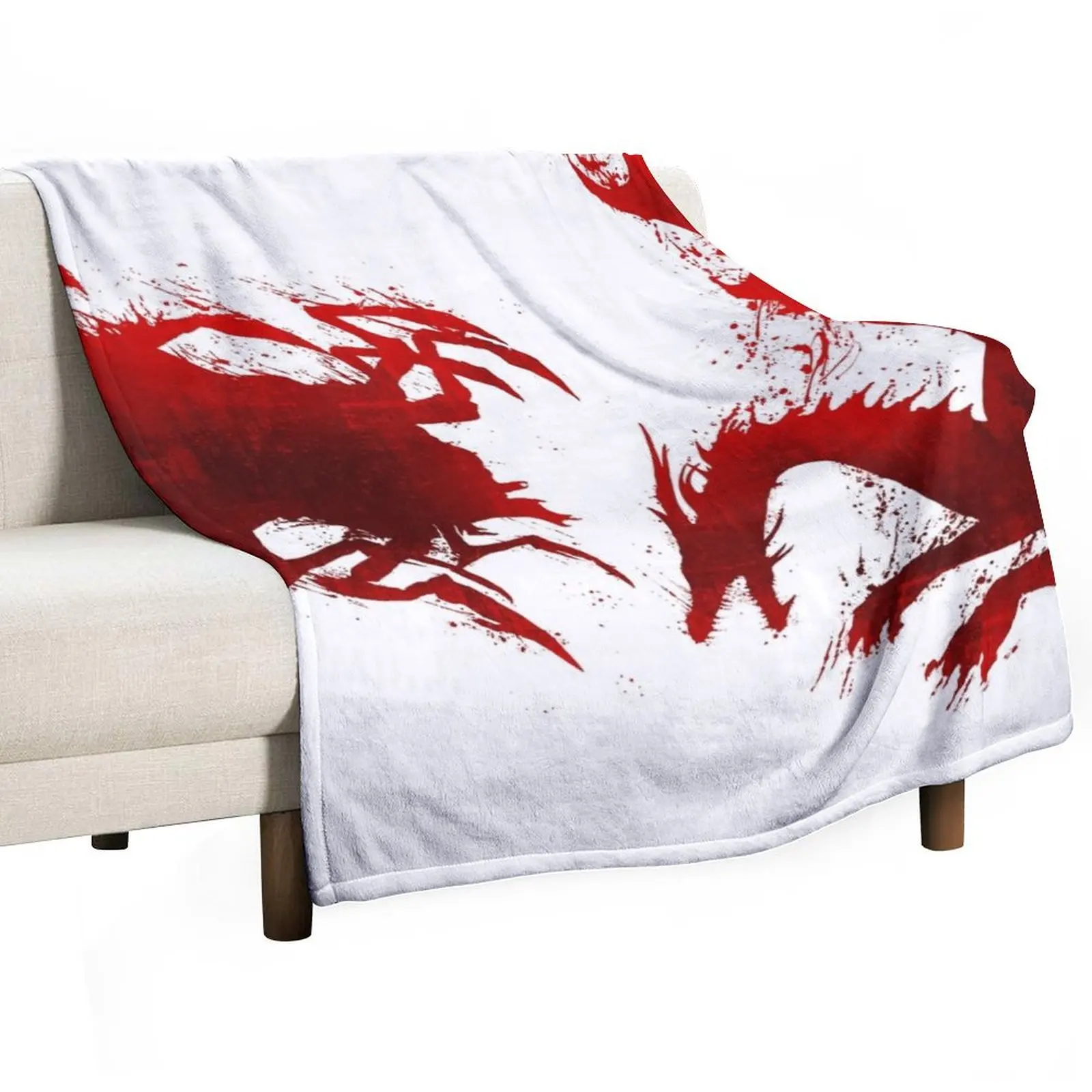 Dragon Age Origins: Awakening Blood Dragon V1 Throw Blanket Giant Sofa Weighted Plush Blankets