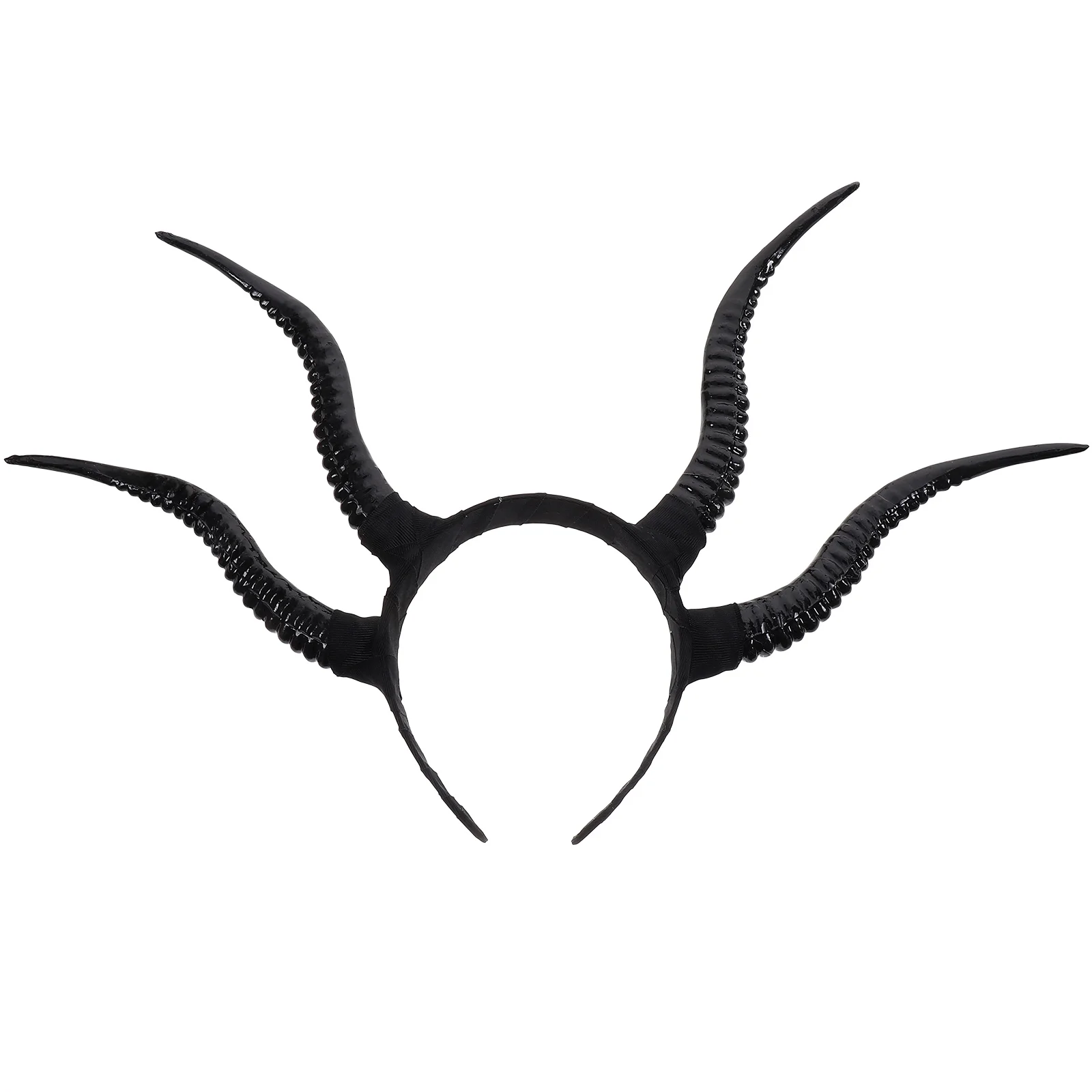 

Demon Horn Headband Ox Hair Halloween Headwear Horns Decoration Accessories Hairband Goat