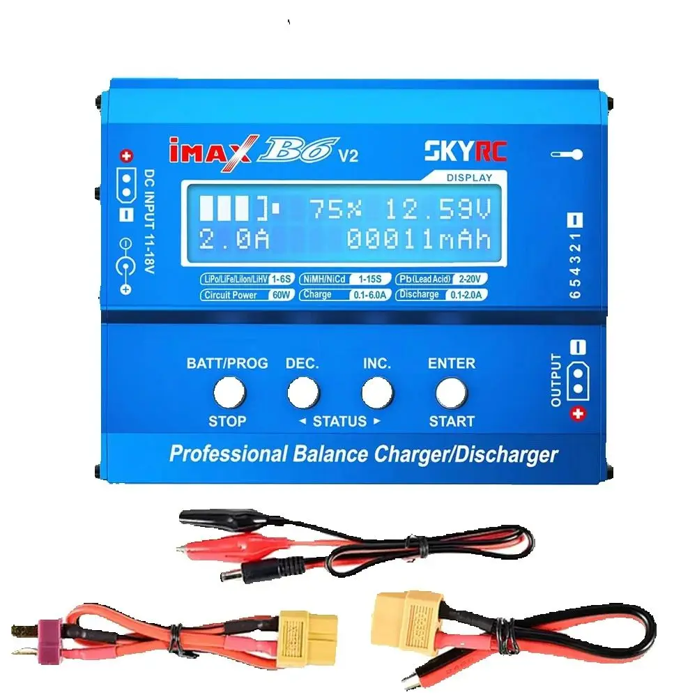 

SKYRC IMAX B6 V2 60W 6A 1~6S DC Charger/Discharger