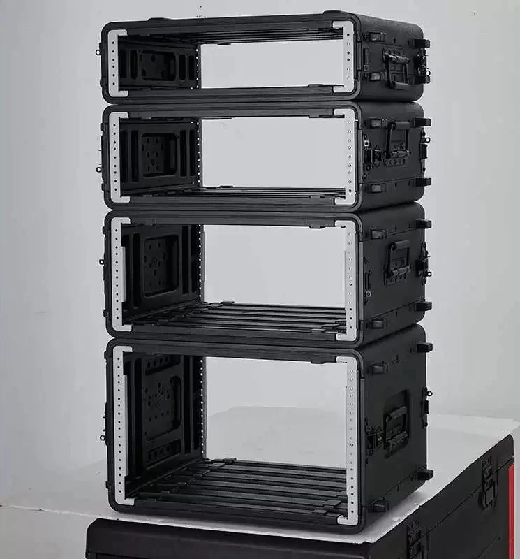 Professional 2U PE Plastic Flight Case