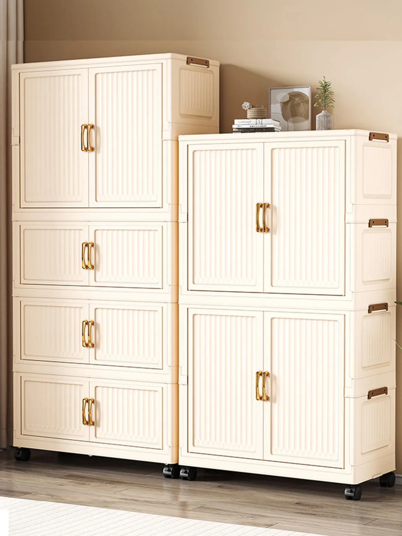 خزانة خشبية مقاومة للغبار، خزانة بأدراج، تنظيم منزلي، خزانة أثاث، نظام خزانة لغرفة النوم #1