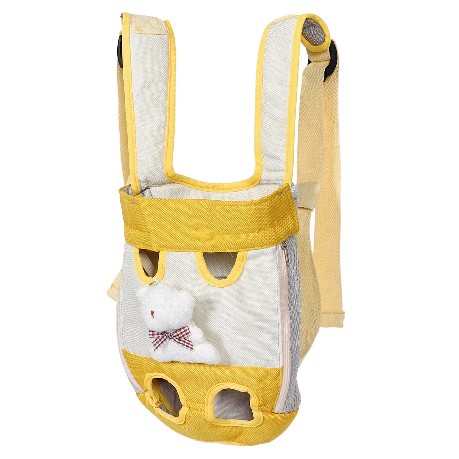 

Pet Backpack Front Carrier for Small Dogs Medium Cats Double Shoulder Breathable Design Suitable Hiking Travel Outdoor Use