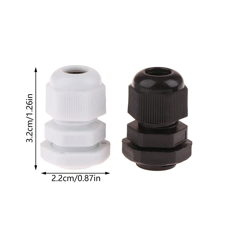 10 stks M16 Plastic Vergrendeling Kabelwartel Kabel Waterdichte Connector Kabelwartel Connector