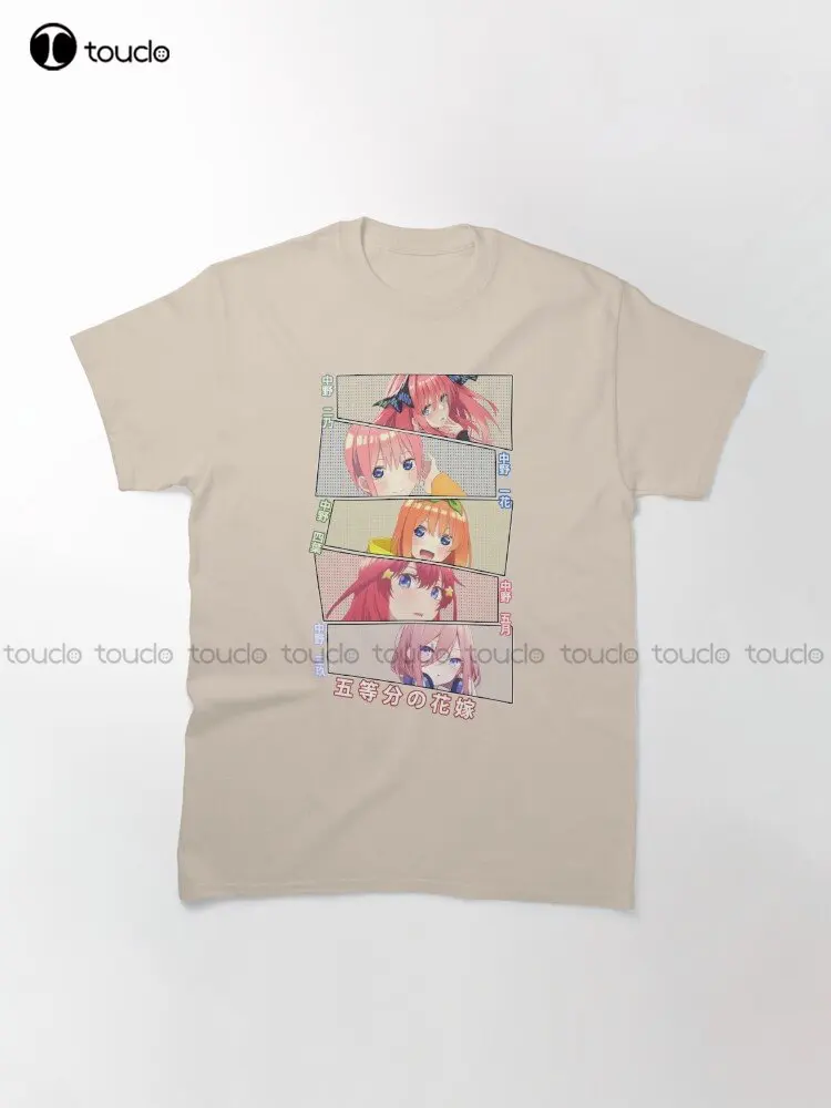 5 Toubun Geen Hanayome Trending T-shirt T-shirts Voor Mannen Grafische Custom Adulte Tiener Unisex Digital Printing Shirts Custom Gift