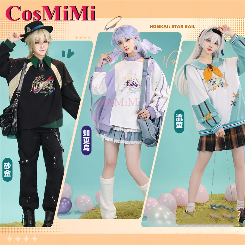 

CosMiMi Game Honkai: Star Rail Firefly/Robin/Aventurine Cosplay Costume Derivative Product Fashion Sweet Hoodie Daily Wear Coat