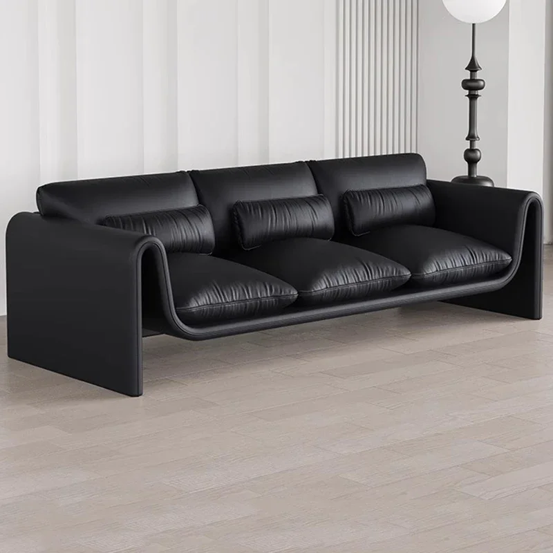 Canapé double simple pour trois personnes, beau salon, hôtel, petit appartement, célébrité en ligne, meubles à la mode