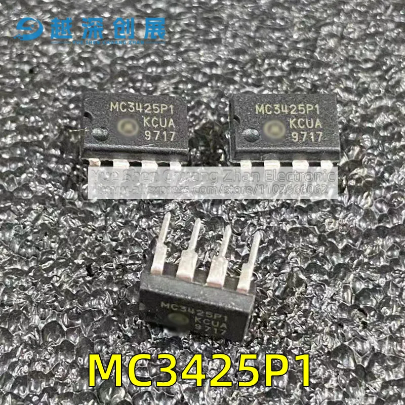 MC3425P1 MC3425 Inkapseling DIP8 Voedingsbewaking/overspanning en onderspanningsbeveiligingscircuit Authentieke chip