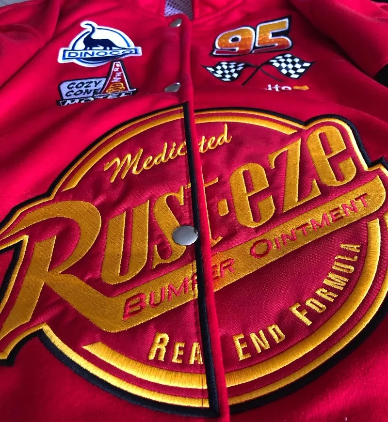 سترة Y2k ملابس الشارع فضفاضة كبيرة الحجم للرجال بنمط تطريز قوطي عصري بأزرار هاراجوكو قميص بيسبول