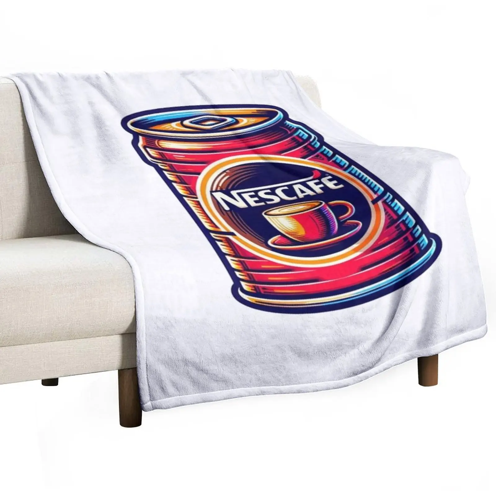 nescafe Throw Blanket Heavy Quilt Fashion Sofas Bed linens Blankets