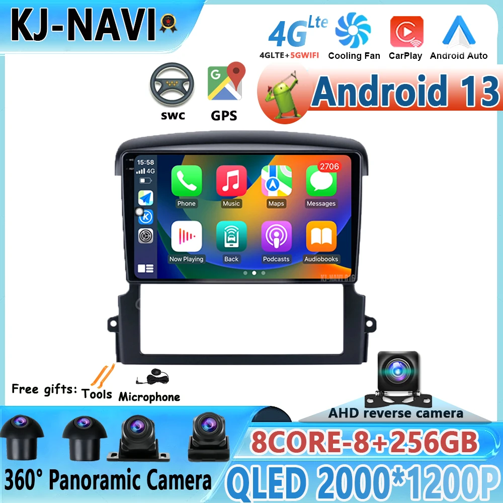 

Android 13 For Kia Sorento BL 2002-2011 Car Multimedia Car Radio Stereo Player GPS Navigation Head Unit Autoradio Audio Auto