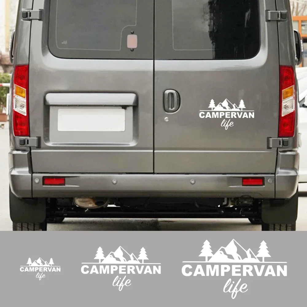 Verschiedene Größen, Wohnmobil, Van, Leben, Stil, Vinyl-Aufkleber, Autoaufkleber, wasserfest, Autozubehör auf der Karosserie, Stoßstange, Heckscheibe, Laptop