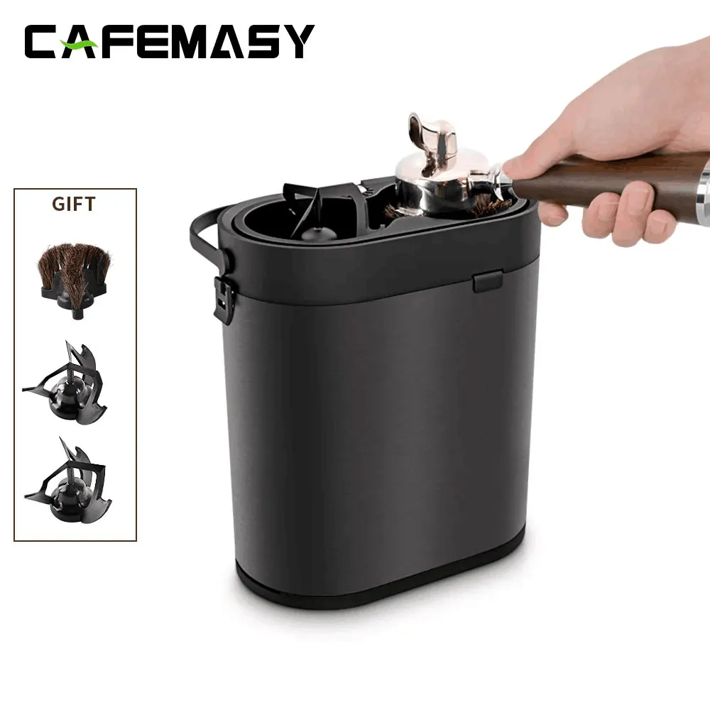 

CAFEMASY Electric Coffee Portafilter Cleaner Automatic Commercial Coffee Cleaner For 51/53/58mm Portafilter Cleaning Machine