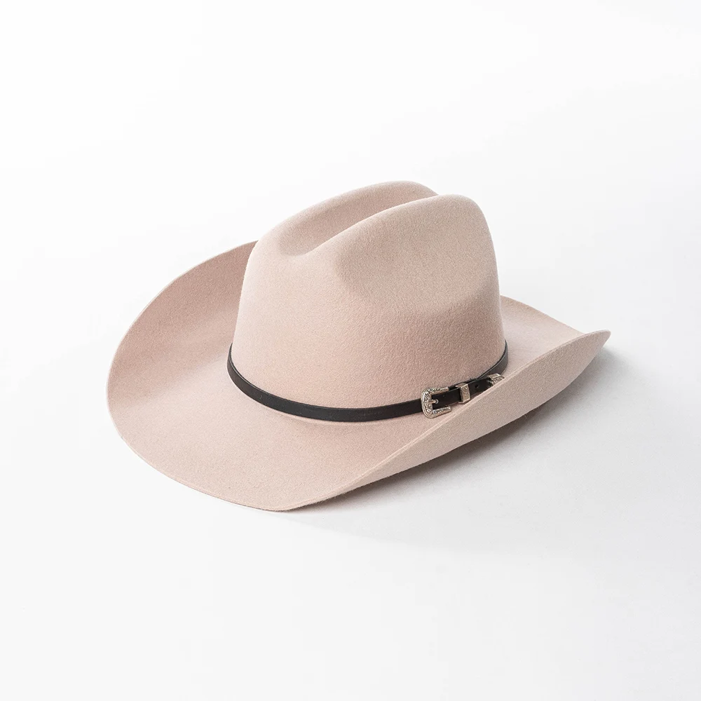 

100% Australia Wool Felt Fedora Hat Wide Brim Felt Cowboy Hat