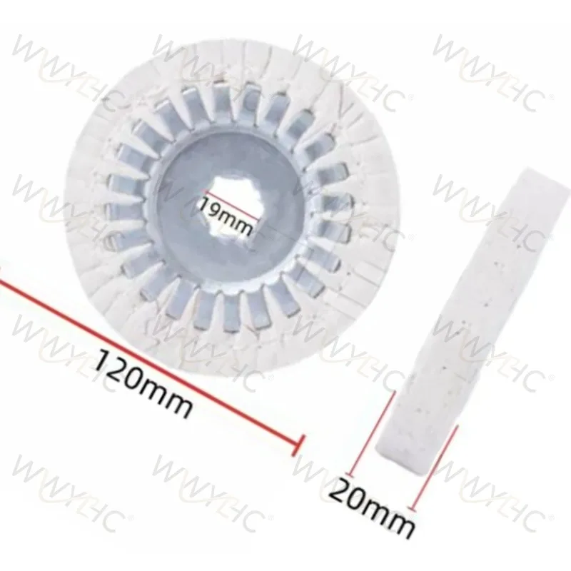 Suitable for 120/150x 19x10/20 Edge Banding Machine, Cotton Polishing Wheel, Woodworking Machine Accessories 2PC