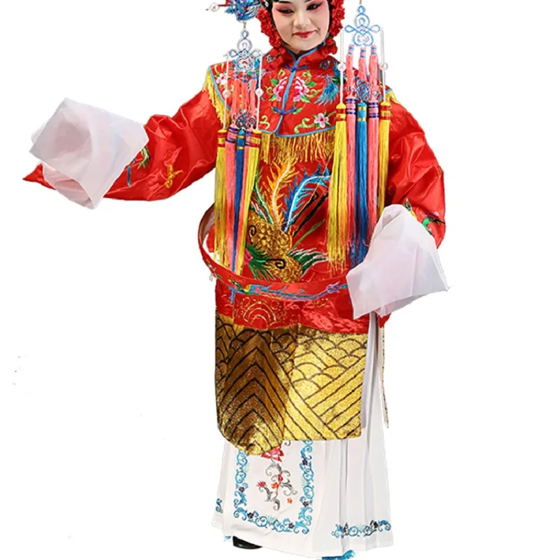 Gui Fei Zui Jiu Princess Costume Consort Drunk Phoenix Crown Drama Gown Chinese Operas Empress Stage Performance Royal Robe Lady