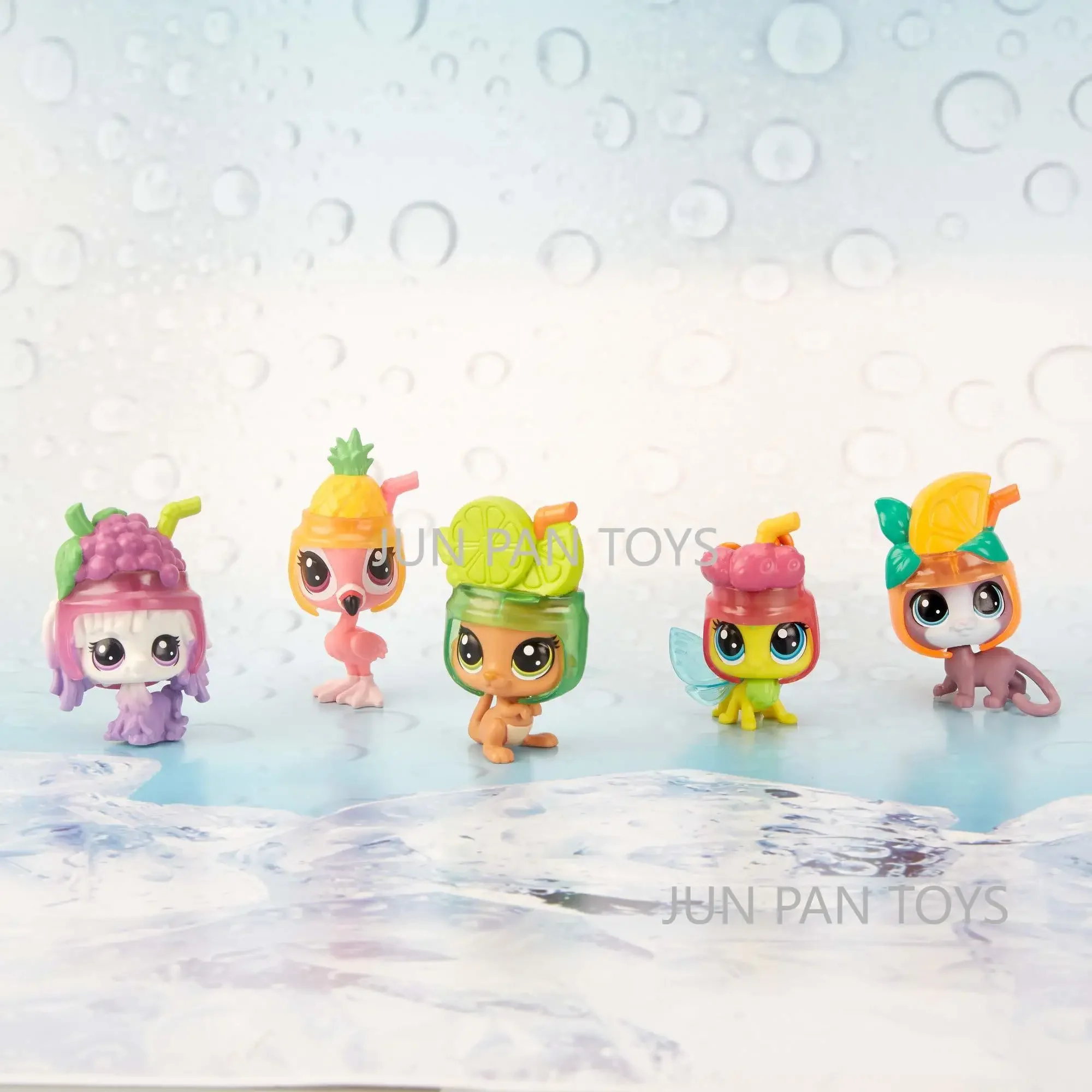 Littlest Pet Shop Cooler Crew Pack Collectible Cute Minifigure Kawaii Animal Model Cartoon Character Children Toy Christmas Gift