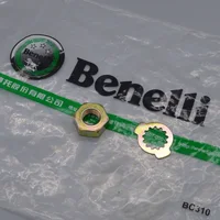 Tuercas de piñón de cadena delantera de motocicleta, tuerca de tornillo para Benelli TRK502 TRK502X / TRK 502 502X