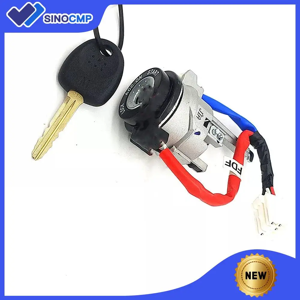 اسطوانة قفل الإشعال ل 2015 2016 2017 2018 2019 2020 هيونداي إلنترا 81900-F2F00 F2D00 F2000 عمود التوجيه مع مفتاحين #1