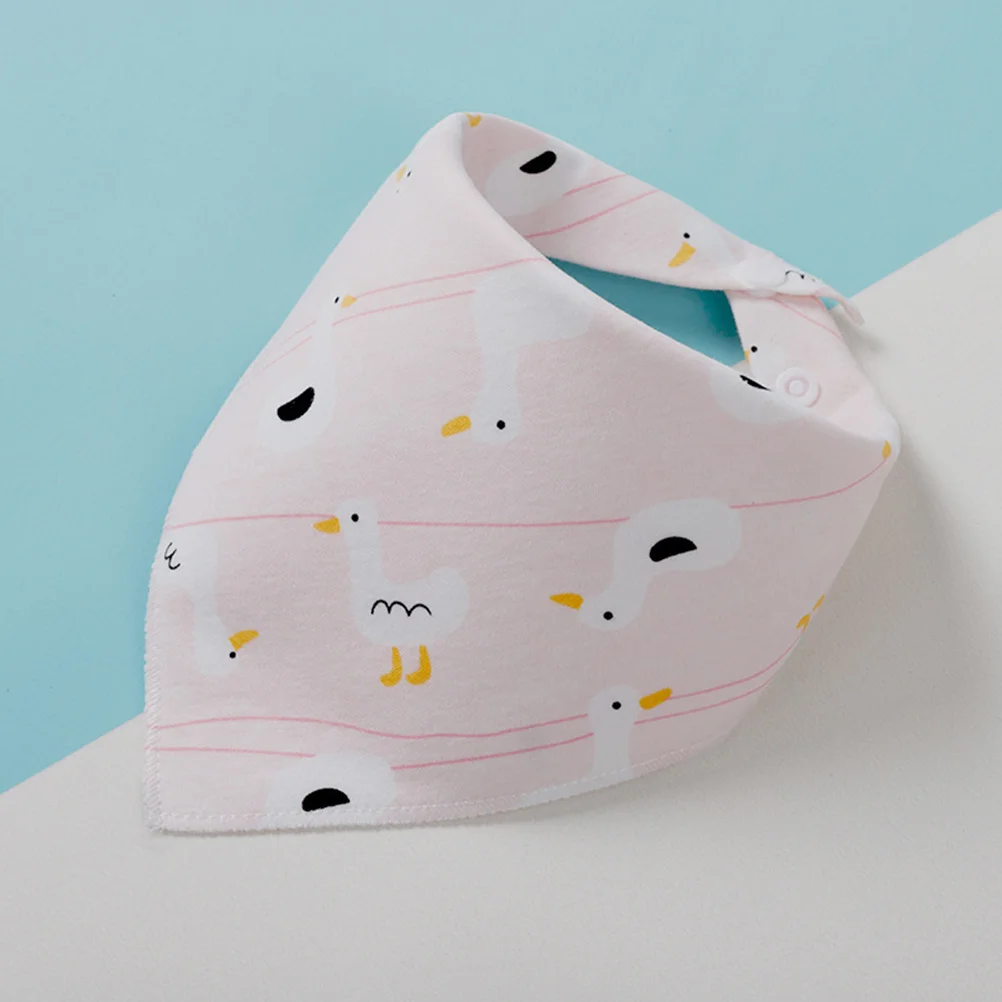 

6Pcs Baby Bibs Cotton Soft Cartoon Drool Proof Infant Eating Bibs Waterproof Saliva Towels Comfortable Skin Friendly